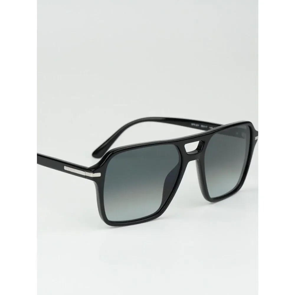 NEW Prada PR20YS 1AB06T Black Grey Unisex Pilot Sunglasses PR 20YS